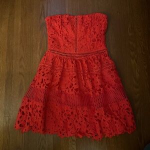 Romeo & Juliet Couture Vibrant Red Dress